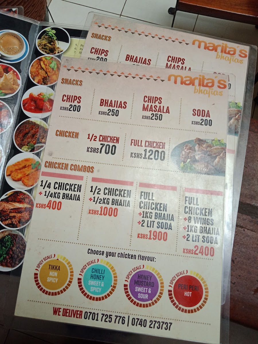 Menu Marita's Bhajias-2